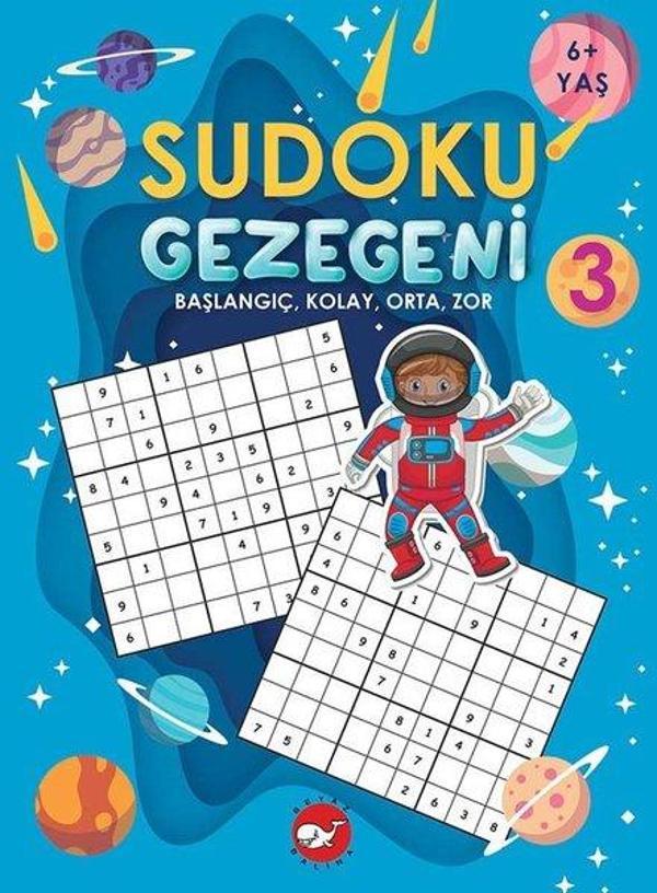 Sudoku Gezegeni 3: Başlangıç Kolay Orta Zor - Beyaz Balina Yayınları - Image 1