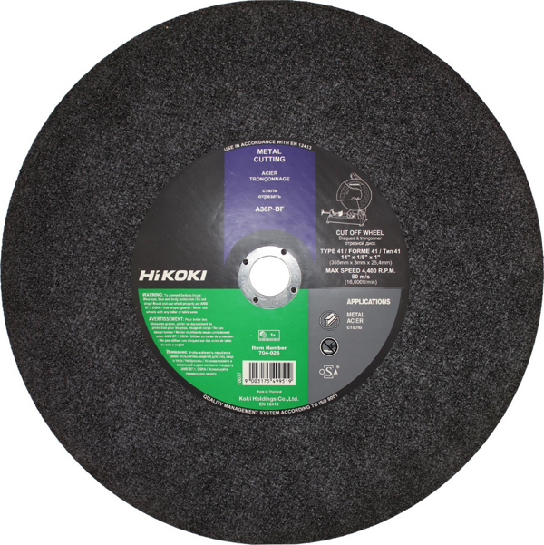 Hikoki 704026 355Mm Metal Kesme Taşı - Image 1