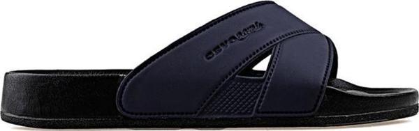 Ceyo Bermuda-M1 Günlük Yürüyüş Ortopedik Erkek Terlik Lacivert - Image 1