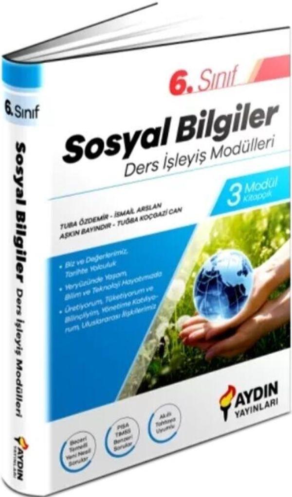 Aydın Yayınları 6. Sınıf Sosyal Bilgiler Ders İşleyiş Modülleri - Aydın Yayınları - Image 1