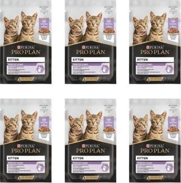 Pro Plan Pouch Kitten Hindili Yavru Kedi Maması 85 G - 6 Adet - Image 1