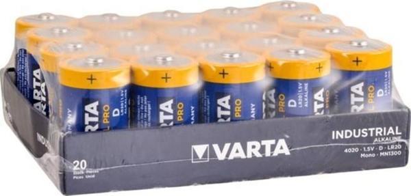 Varta Endüstriyel 20 x D Size Büyük Boy Pil - Image 1