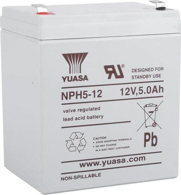 Yuasa NPH 12V 5Ah Bakımsız Kuru Akü - Image 1
