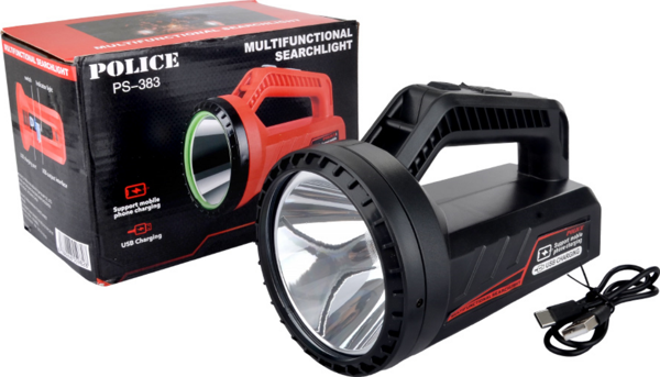 Police PS-383 Power Ledli Şarjlı Spot Fener - Image 1