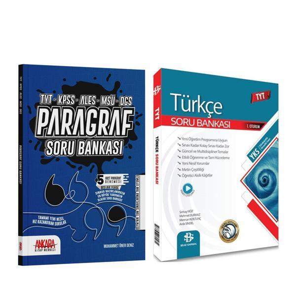 Bilgi Sarmal TYT Türkçe ve AKM Paragraf Soru Bankası Seti 2 Kitap - Bilgi Sarmal Yayınları - Image 1