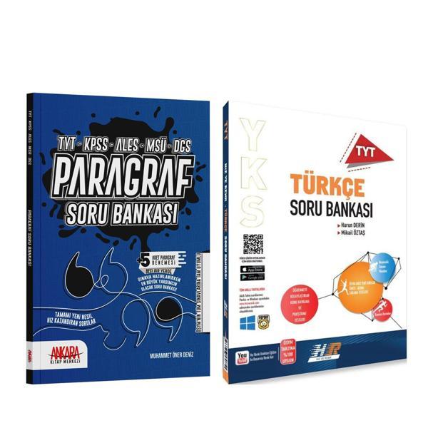 Hız ve Renk TYT Türkçe ile AKM Paragraf Soru Bankası Seti 2 Kitap - Hız ve Renk Yayınları - Image 1