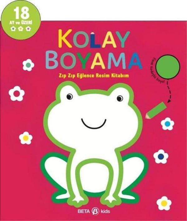 Zıp Zıp Eğlence Resim Kitabım - Kolay Boyama 18 Ay ve Üzeri - Beta Kids - Image 1