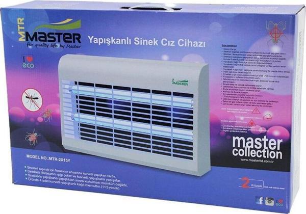2 LEDLİ SİNEK ÖLDÜRÜCÜ CIZ CİHAZI 30WYAPIŞKANLI 47.5X9X5X29CM100M2 ETKİNLİK ALANI MTR-2X15Y (2818) - Image 1