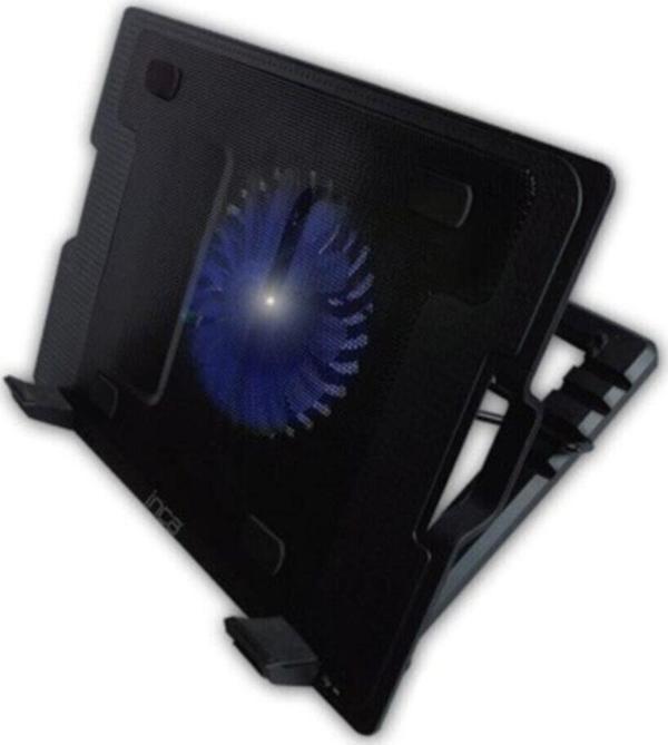 İnc-021Rx Ergonomik Notebook Soğutucu Led Kademeli Yükseklik Ayarlama Büyük Çift Fan - Image 1