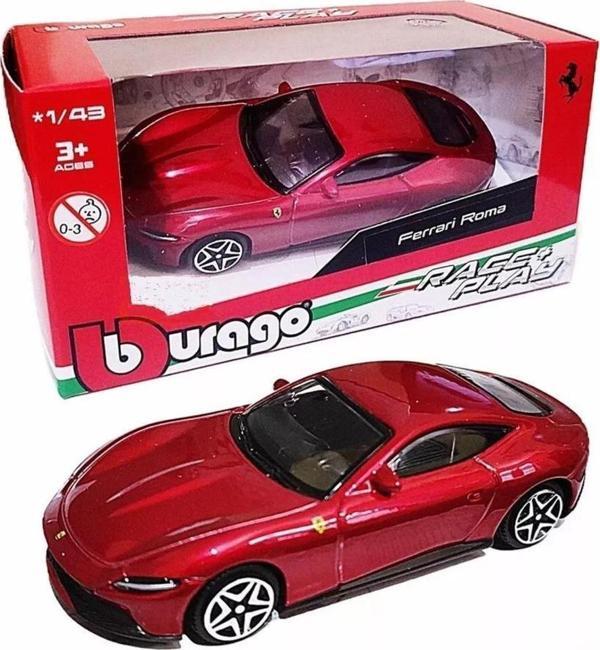 Burago 1/43 Ölçek Ferrari FERRARİ ROMA Model Araba - Image 1