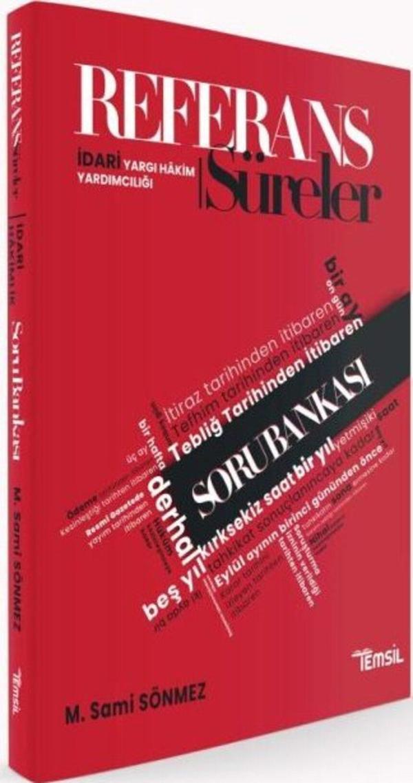  REFERANS İdari Yargı Hâkim Yardımcılığı Süreler Soru Kitabı - Temsil Kitap - Image 1