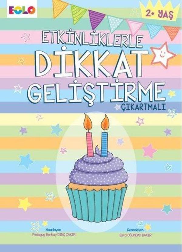 2+ Yaş Etkinliklerle Dikkat Geliştirme - Çıkartmalı - Eolo - Image 1