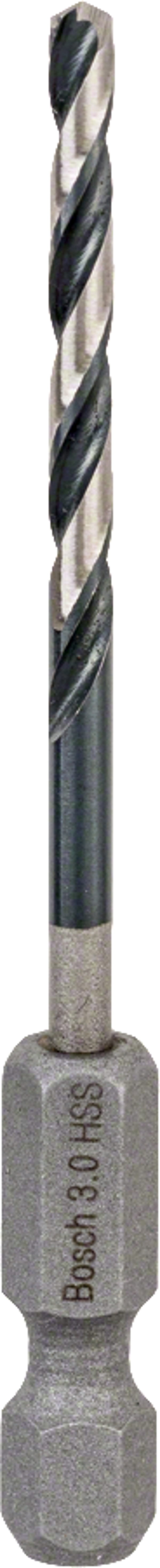 Bosch - Altıgen Şaftlı - Impact Control - HSS Metal Matkap Ucu 3,0*72mm - Image 1
