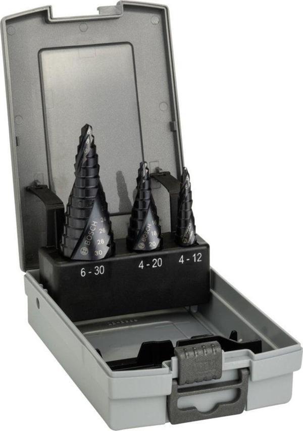 Bosch - HSS-AlTiN 3'lü Pro-box 4-12,4-20,6-30 mm - Image 1