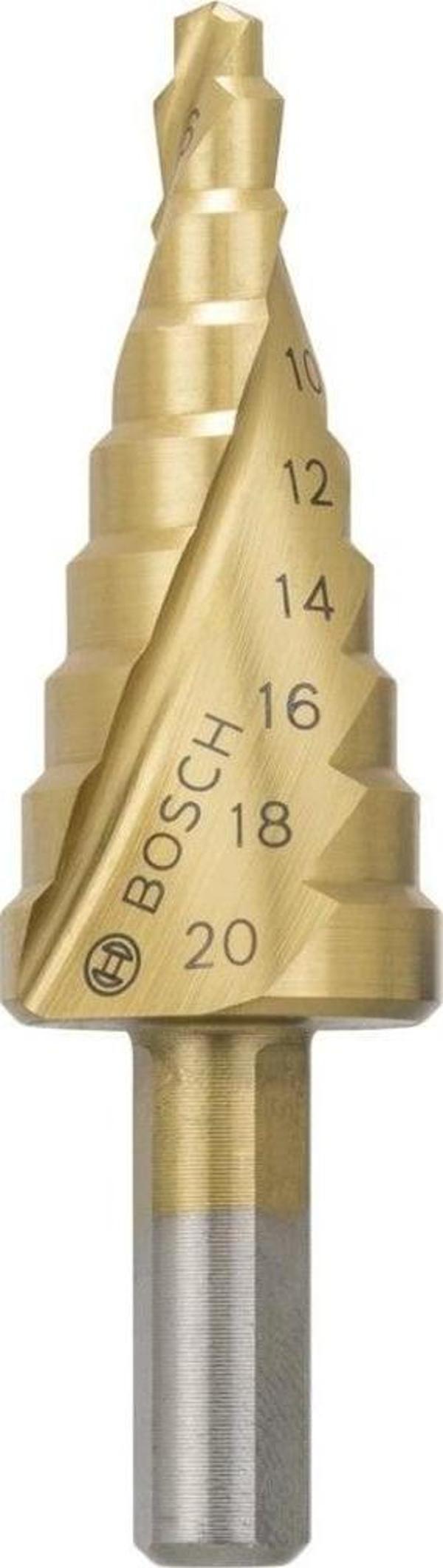 Bosch - HSS-TiN 9 Kademeli Matkap Ucu 4-20 mm - Image 1