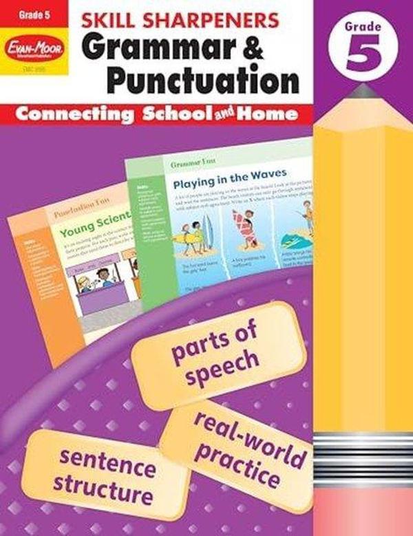 Skill Sharpeners Grammar and Punctuation Grade 5 - Evan-Moor Educational Publishers - Image 1
