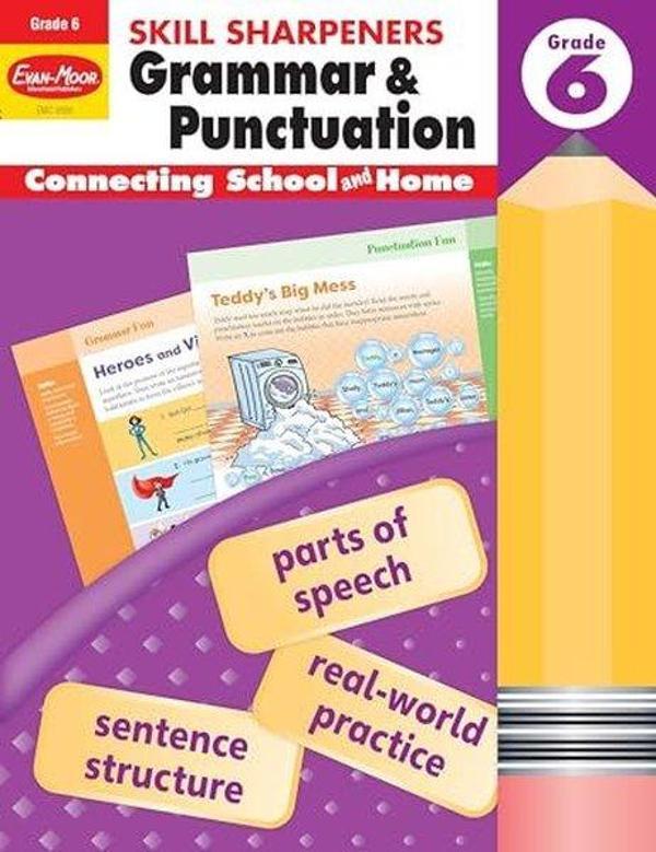 Skill Sharpeners Grammar and Punctuation Grade 6 - Evan-Moor Educational Publishers - Image 1