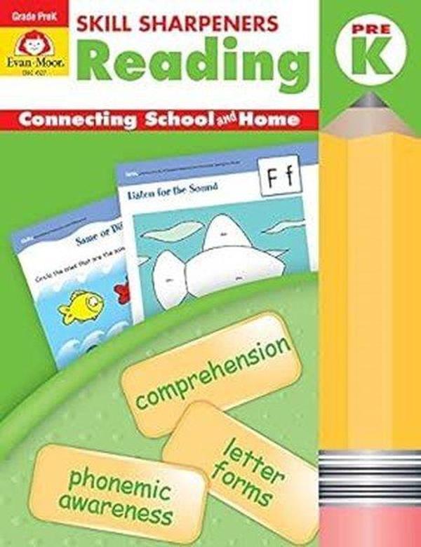 Skıll Sharpeners Readıg Grade Pre-K - Evan-Moor Educational Publishers - Image 1