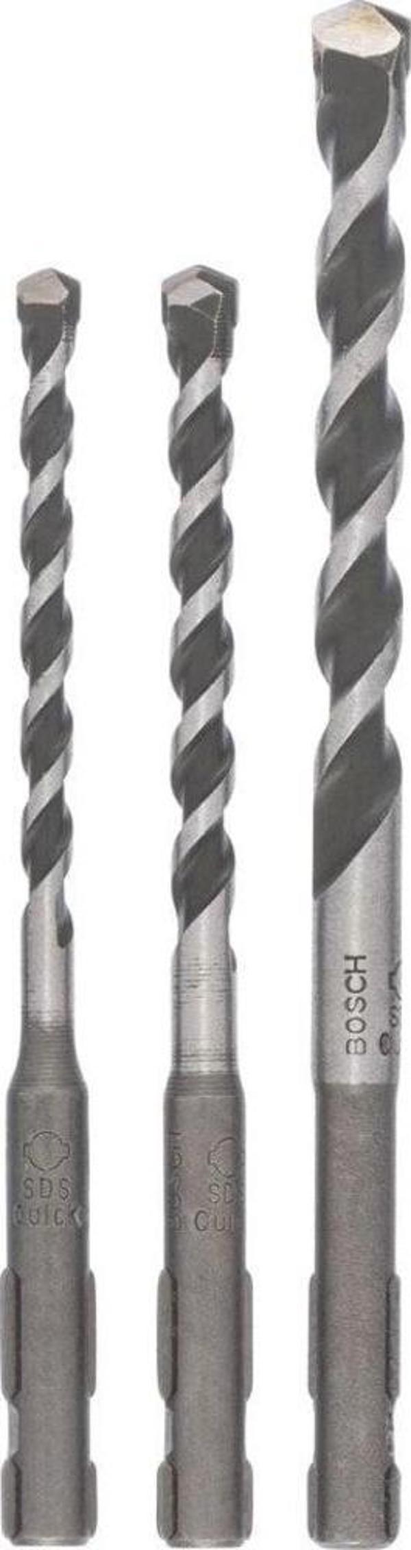 Bosch - SDS-Quick, Uneo için Çok Amaçlı Matkap Ucu SETİ 5-6-8 mm - Image 1