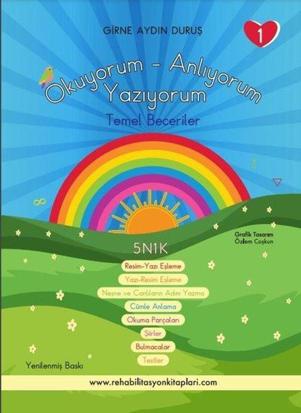 Temel Beceriler - Okuyorum Anlıyorum Yazıyorum 1 - RK Rekitap - Image 1