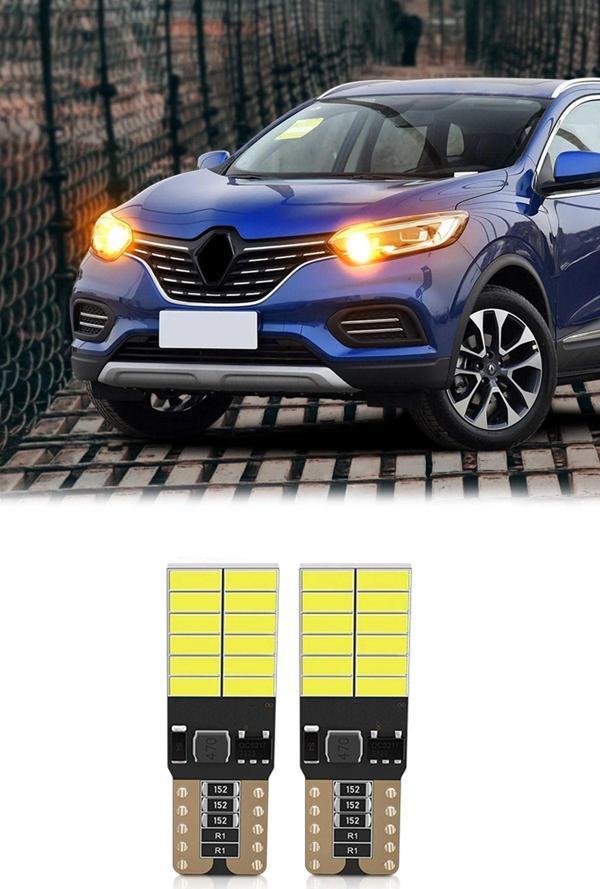 T10 Park Led Iç Aydınlatma Park Ampul Dipsiz Turuncu 24 Ledli (2ADET) - Image 1