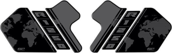 GP Kompozit BMW R 1250 GS / ADV 2018-2024 Uyumlu Yan Pad Siyah - Image 1