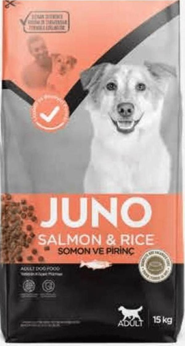 Juno Somonlu Yetişkin Köpek Maması 15 kg - Image 1