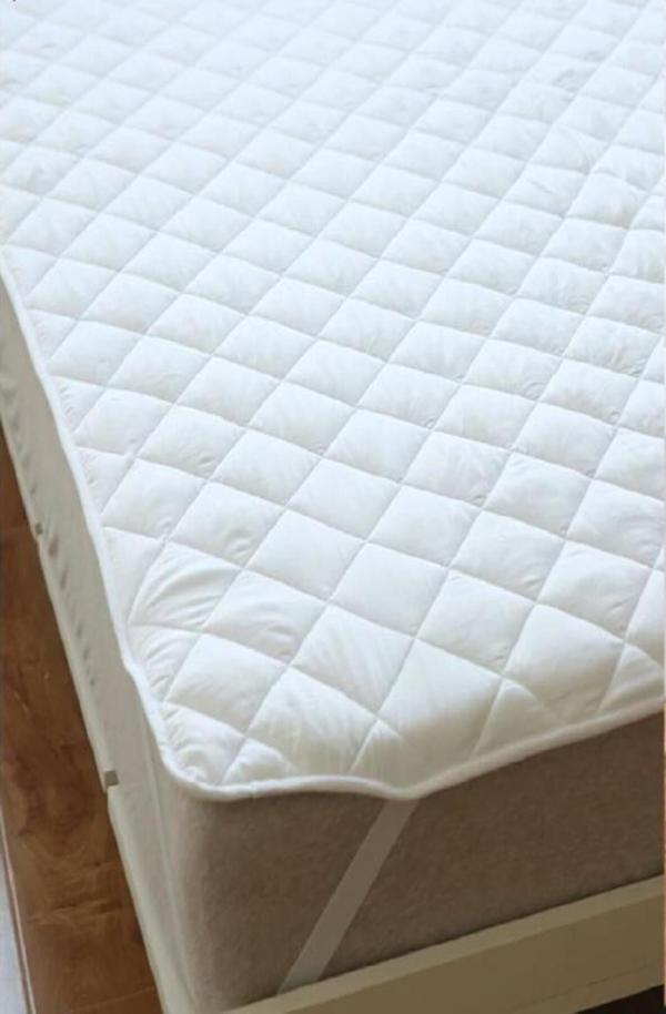 Altın Karma Kapitoneli Sıvı Geçirmez Alez 100X200 Cm Tek Kişilik Köşe Lastikli - Image 1
