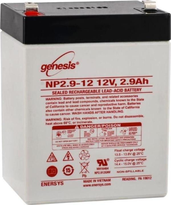 Genesis NP 12V 2.9 Ah Bakımsız Kuru Akü - Image 1