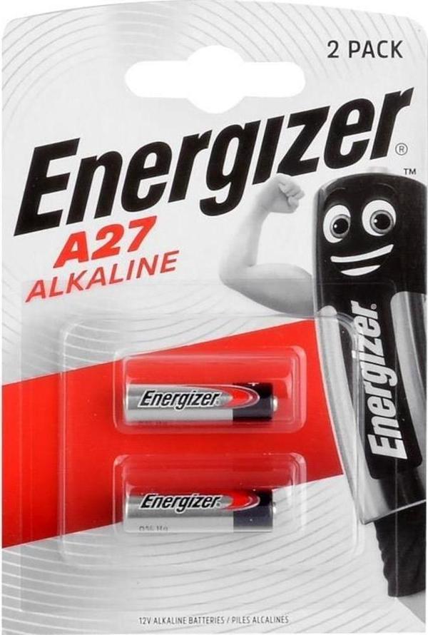 Energizer 12 V Alkalin A27 Kumanda Pili 2'li - Image 1