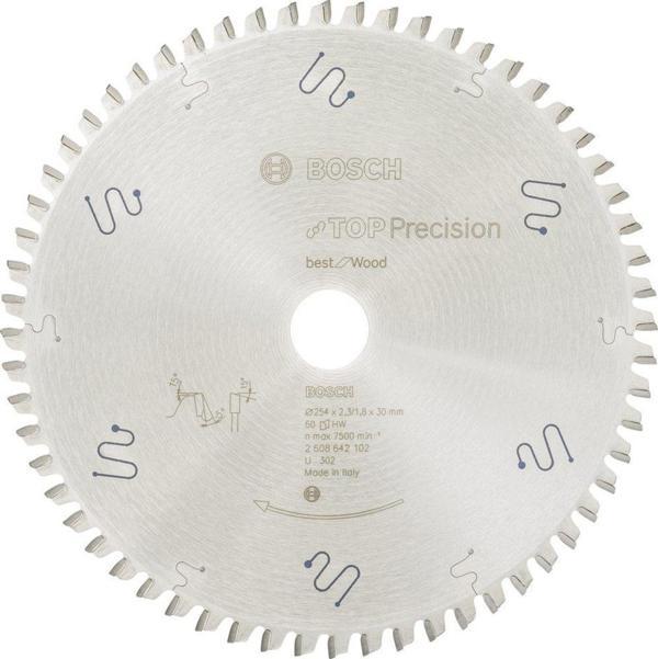 Bosch - Best Serisi Hassas Kesim Ahşap için Daire Testere Bıçağı 254*30 mm 60 Diş - Image 1