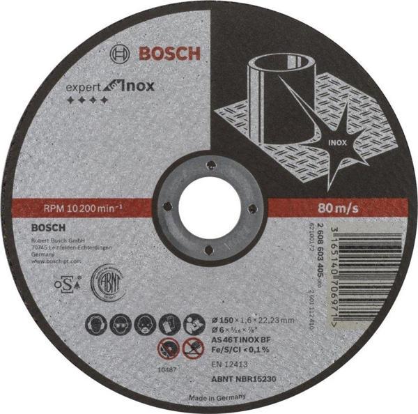 Bosch - 150*1,6 mm Expert Serisi Düz Inox (Paslanmaz Çelik) Kesme Diski (Taş) - Image 1