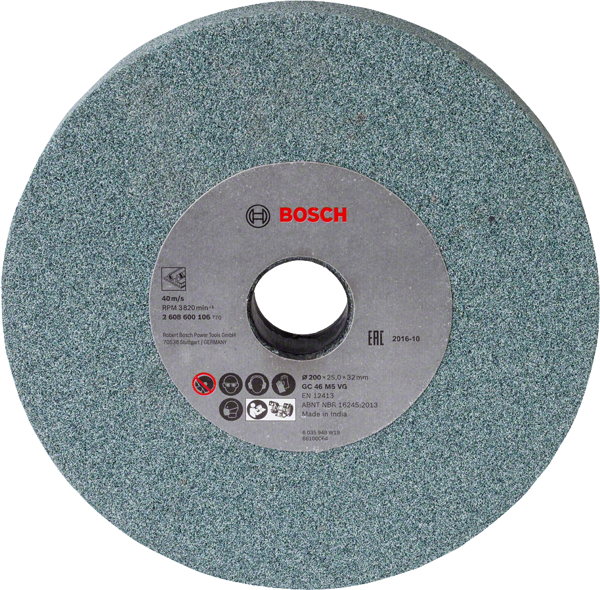 Bosch - 200*25*32 mm GSM 200/D SiC İçin 46 Kum Taşlama Taşı - Image 1