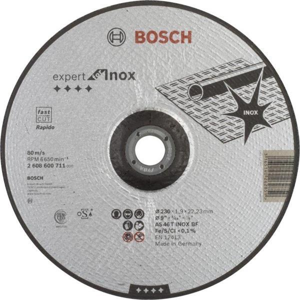 Bosch - 230*1,9mm Expert Serisi Bombeli Inox (Paslanmaz Çelik) Kesme Diski (Taş) - Rapido - Image 1