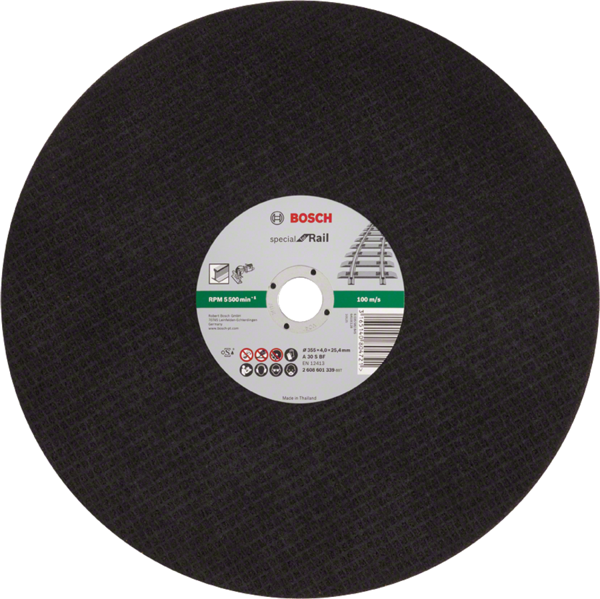 Bosch - 355*4,0 mm Ray Kesme İçin Özel Kesme Diski - Image 1