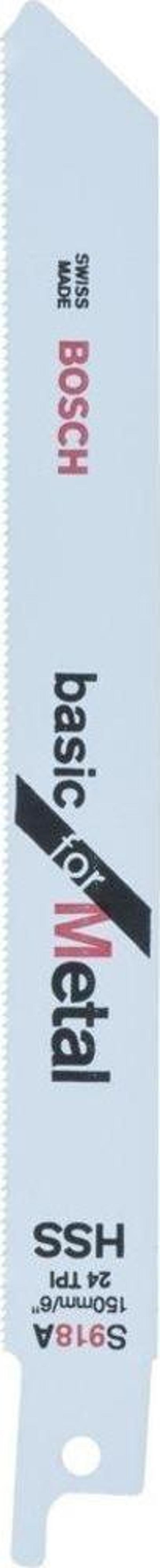 Bosch - Basic Serisi Metal için Panter Testere Bıçağı S 918 AF - 2'li - Image 1