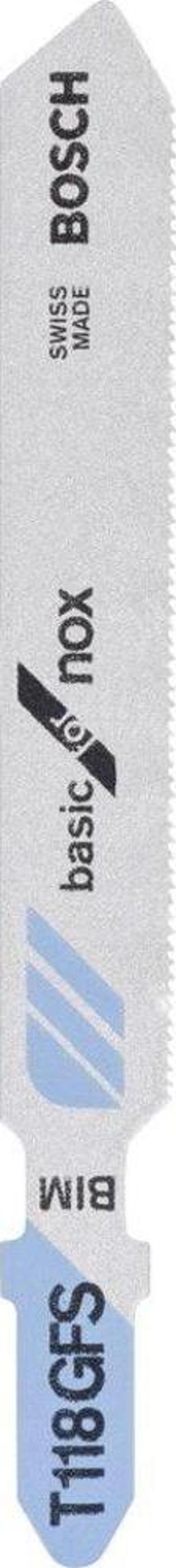 Bosch - Ekonomik Seri Inox (Paslanmaz Çelik) İçin T 118 GFS Dekupaj Testeresi Bıçağı - 3'Lü Paket - Image 1