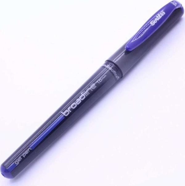 Scrikss Broadline Jel Kalem 1.0 Mm imza Kalemi Mavi (12 Li Kutu) - Image 1