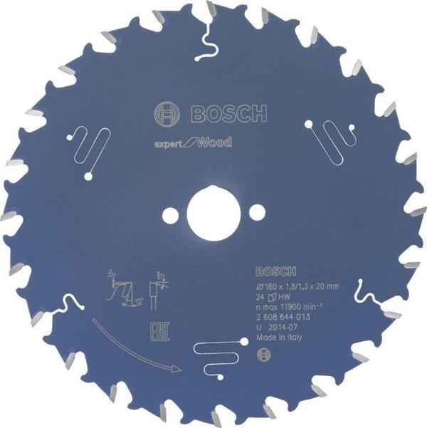 Bosch - Expert Serisi Ahşap için Daire Testere Bıçağı 160*20 mm 24 Diş - Image 1