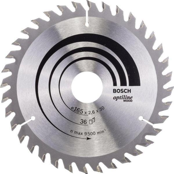 Bosch - Optiline Serisi Ahşap için Daire Testere Bıçağı 160*30/20 mm 36 Diş - Image 1