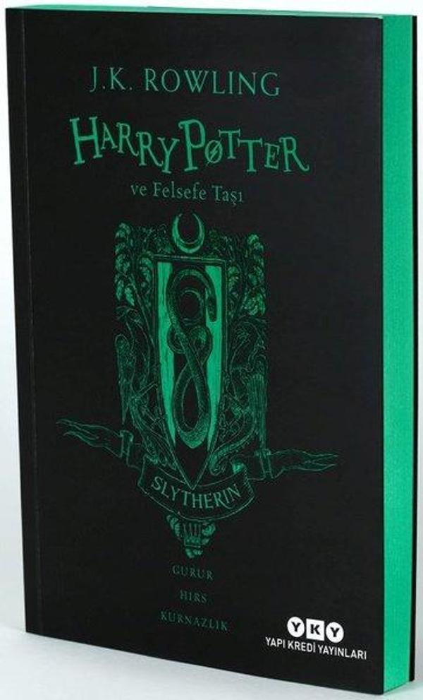 Harry Potter ve Felsefe Taşı 20. Yıl Slytherin Özel Baskısı - Yapı Kredi Yayınları - Image 1