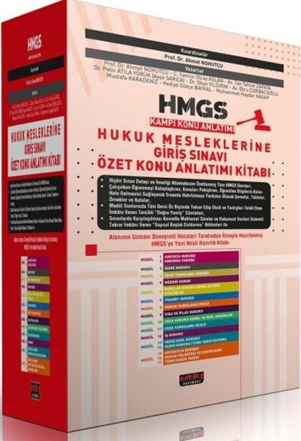 HMGS Kampı Hukuk Mesleklerine Giriş Sınavı Özet Konu Anlatım Kitabı - Savaş Yayınevi - Image 1