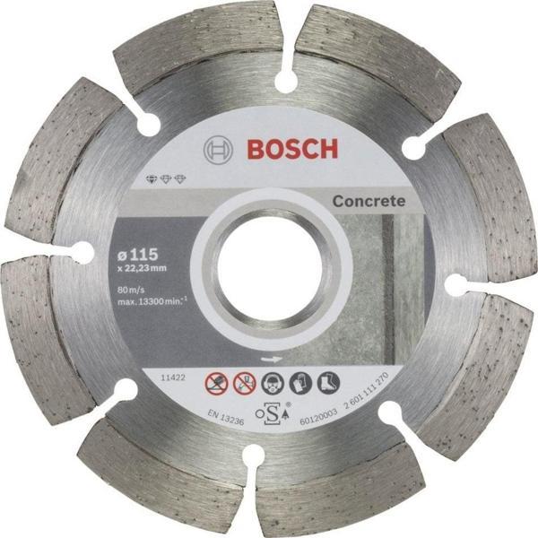 Bosch - Standard Seri Beton İçin, 9+1 Elmas Kesme Diski Set 115 mm - Image 1