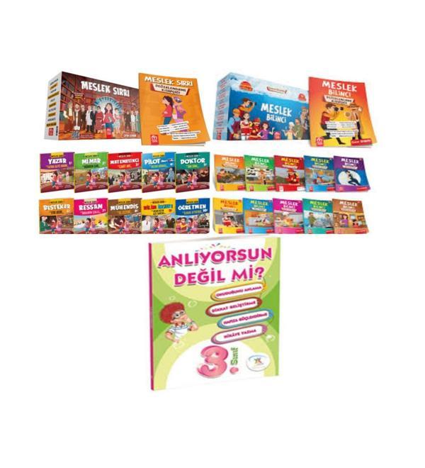 3 ve 4. Sınıflar İçin Meslek Sırrı Hikaye+Meslek Bilinci Hikaye Serisi Ve Anlıyorsun Değil Mi? - Model Eğitim Yayınları - Image 1