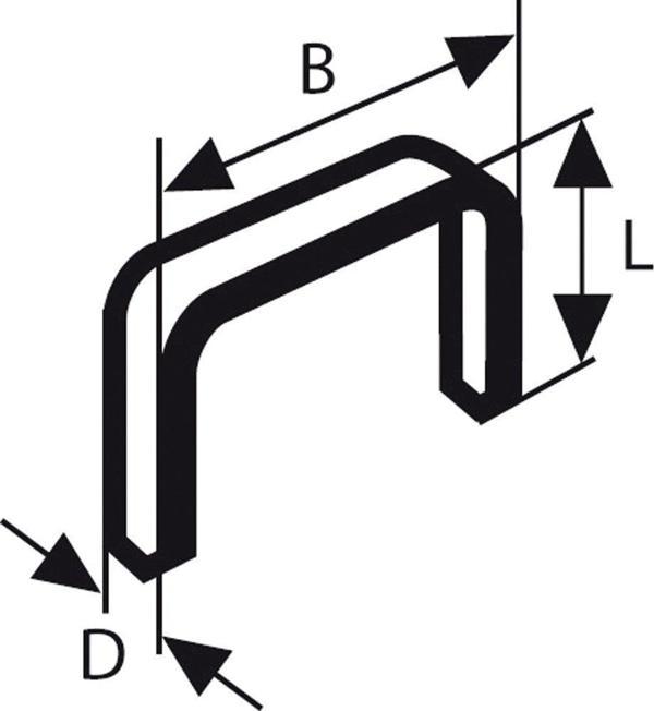 Bosch - Zımba Teli Tip 53 11,4*0,74*4 mm - Image 1
