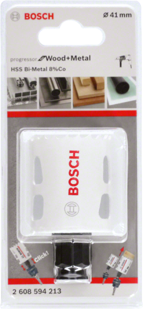 Bosch - Yeni Progressor Serisi Ahşap ve Metal için Delik Açma Testeresi (Panç) 41 mm - Image 1