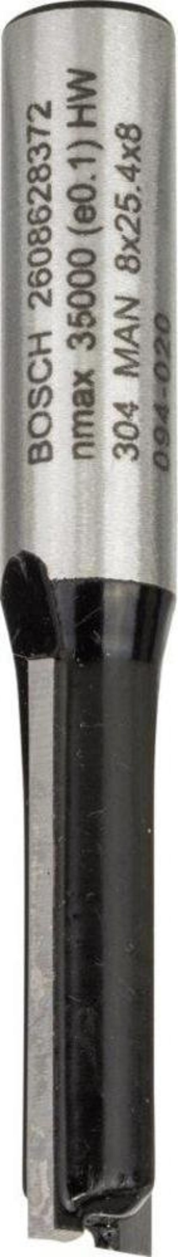 Bosch - Standard Seri Ahşap İçin Çift Oluklu, Sert Metal Ekstra Uzun Düz Freze Ucu 8*8*56 mm - Image 1