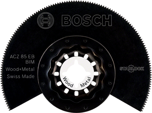 Bosch - Starlock - ACZ 85 EB - BIM Ahşap ve Metal İçin Segman Testere Bıçağı, Bombeli 10'lu - Image 1