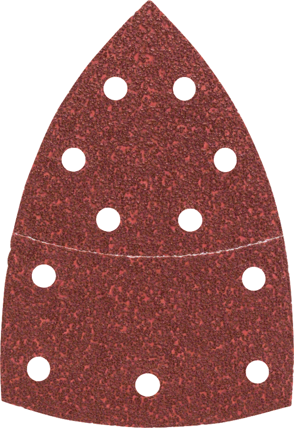 Bosch - Multi Zımpara Kağıdı 10'lu, 102 x 62/93 mm 40 Kum 11 Delik - Image 1