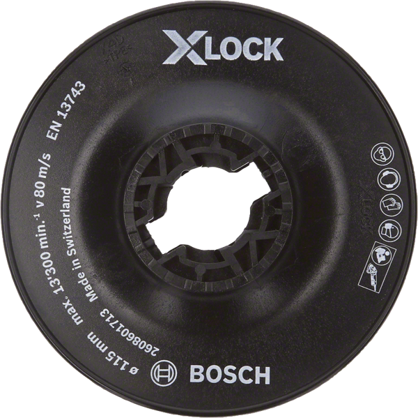 Bosch - X-LOCK - 115 mm Fiber Disk Sert Taban - Image 1